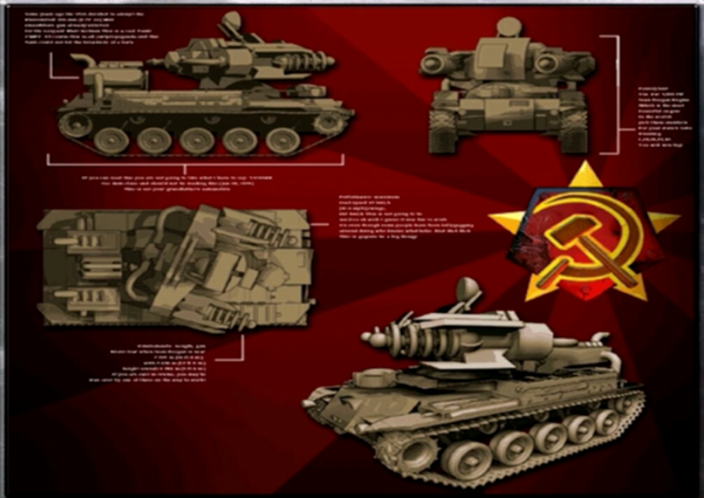 红色警戒2坦克篇苏俄特色单位磁能坦克