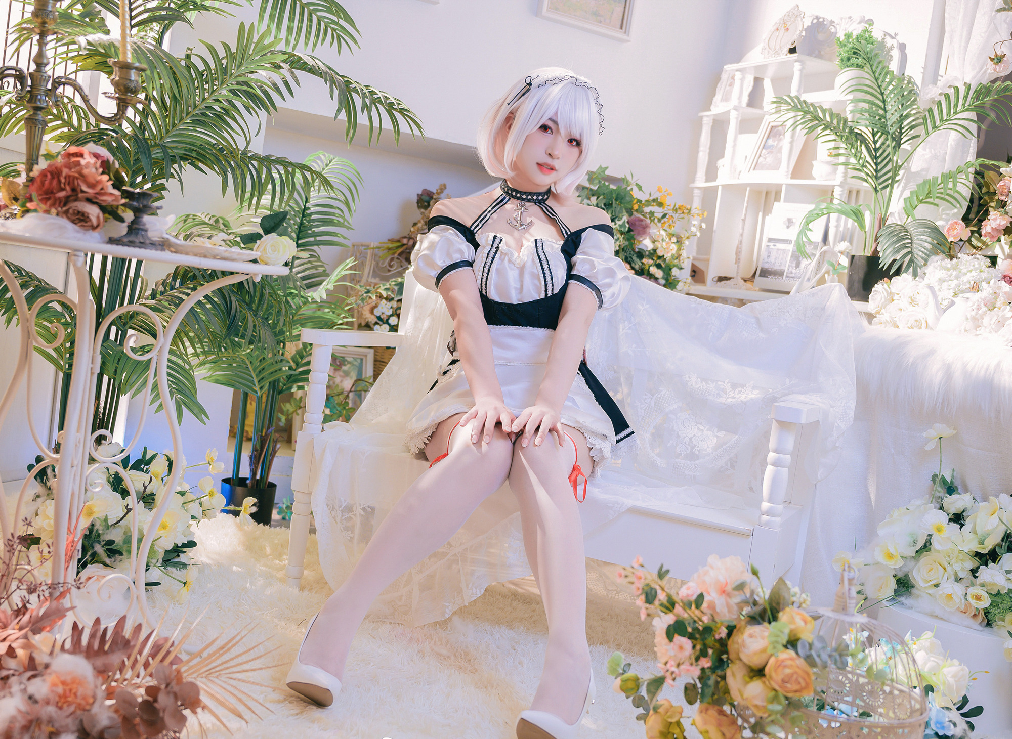 懵懵懵白日梦碧蓝航线天狼星女仆cosplay6