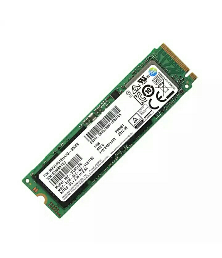 三星(samsung) pcie ssd固態硬盤 nvme m.2 pm961 256g ssd