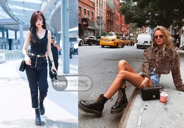 马丁靴选款 搭配 3类你可以参考的穿搭风格灵感 哔哩哔哩