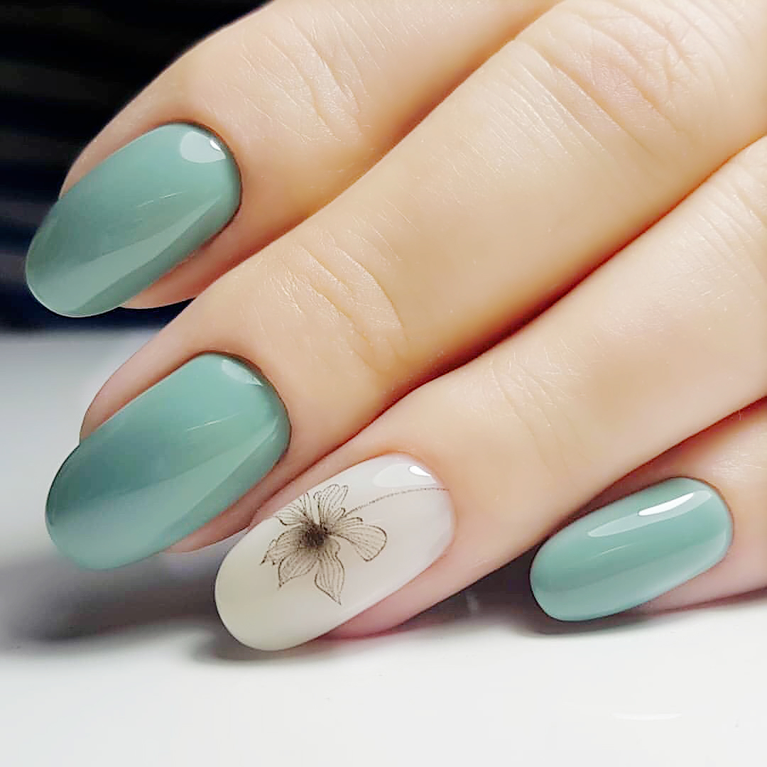 超in的tiffany蓝美甲,新娘也爱玩时尚