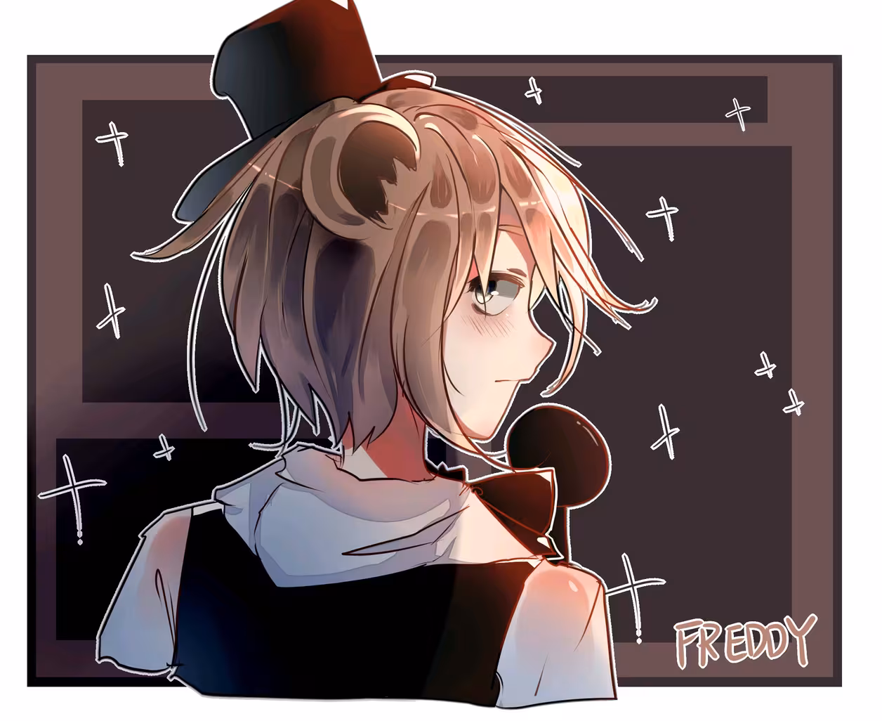 搬运一些pivix上关于fnaf的拟人插画 - 哔哩哔哩