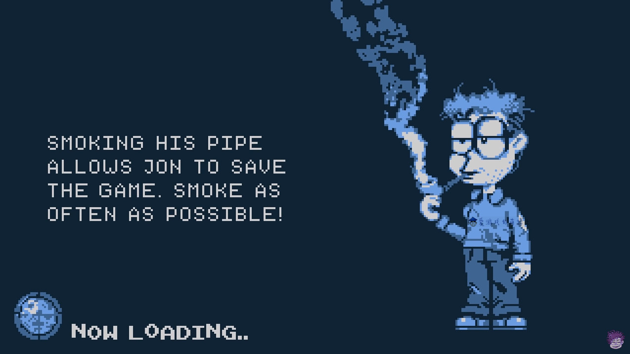 gameboy风格,国外高手自制《加菲猫》恐怖游戏概念