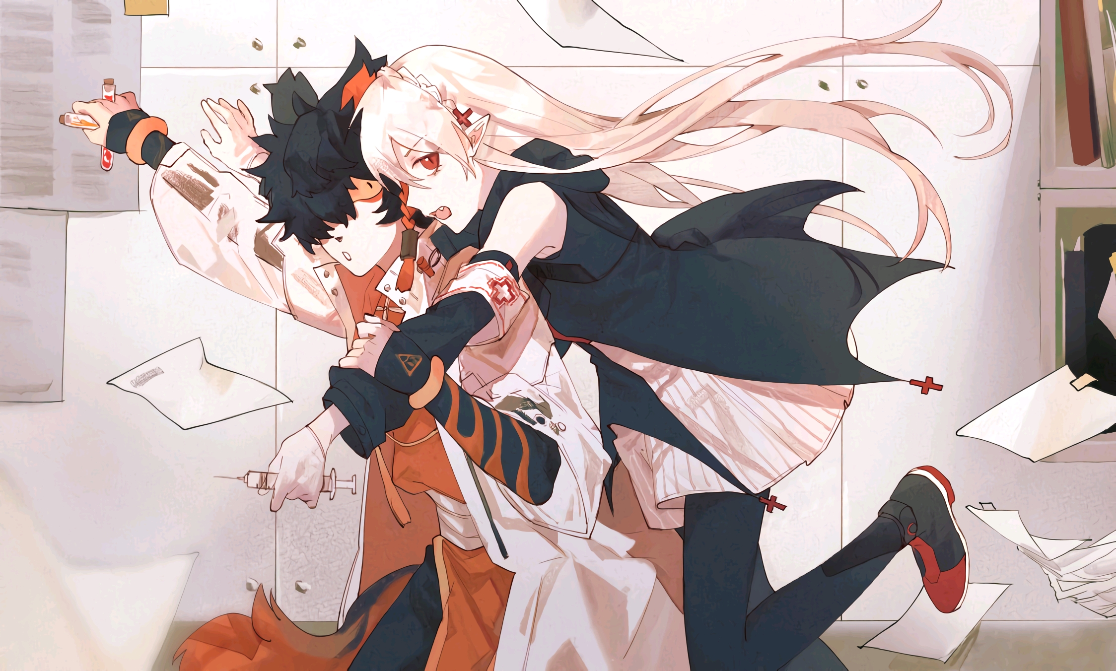 【明日方舟】阿/华法琳同人图