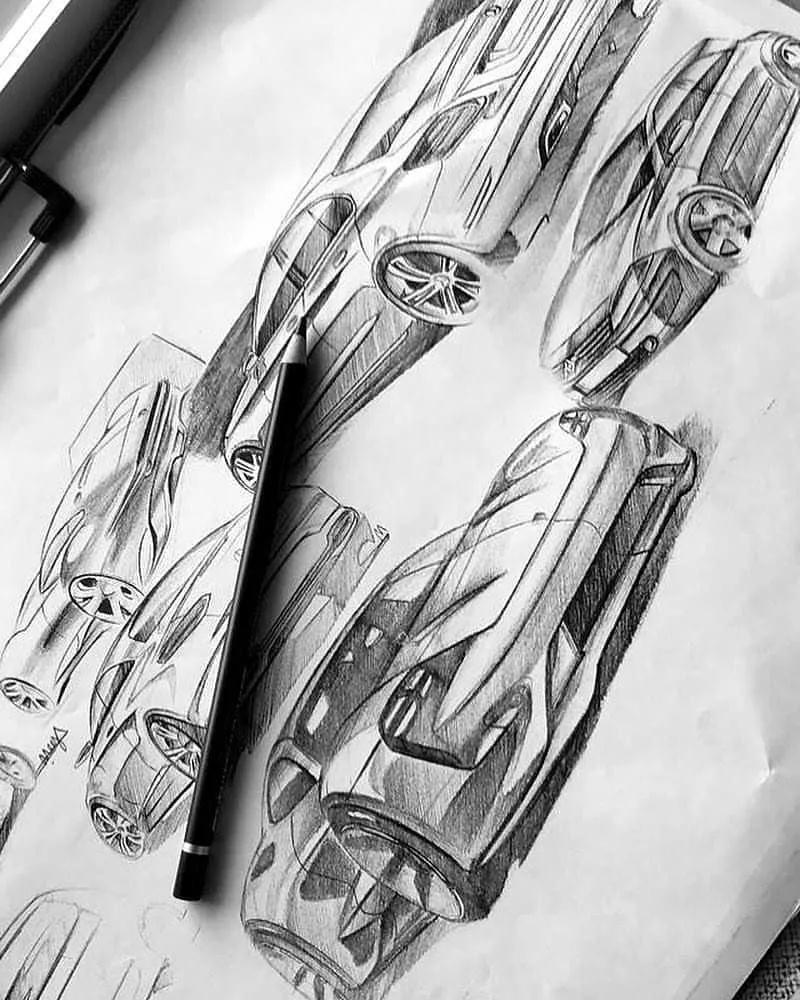 极具机械感的速写!