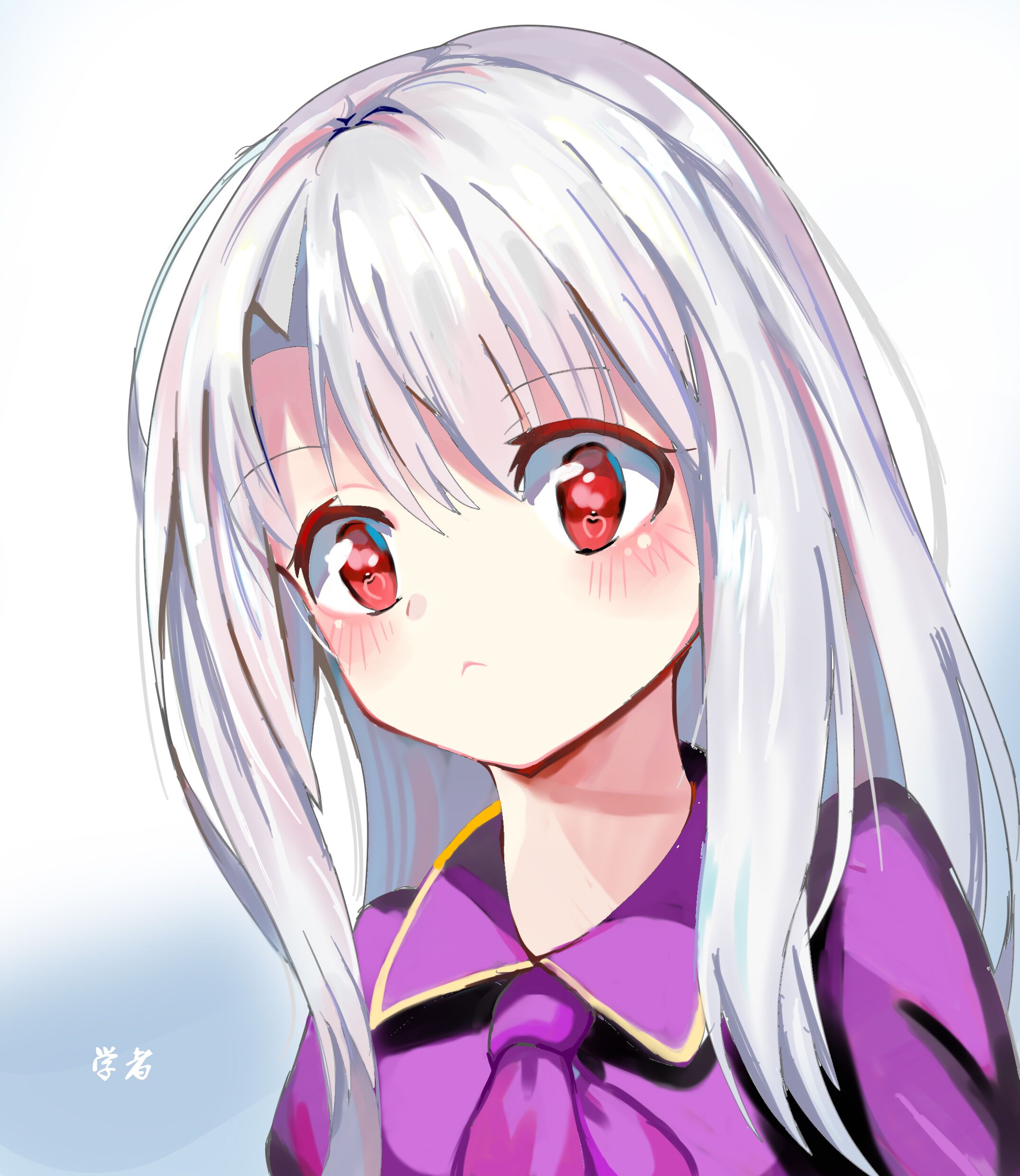 萌新板绘如何画一个伊莉雅