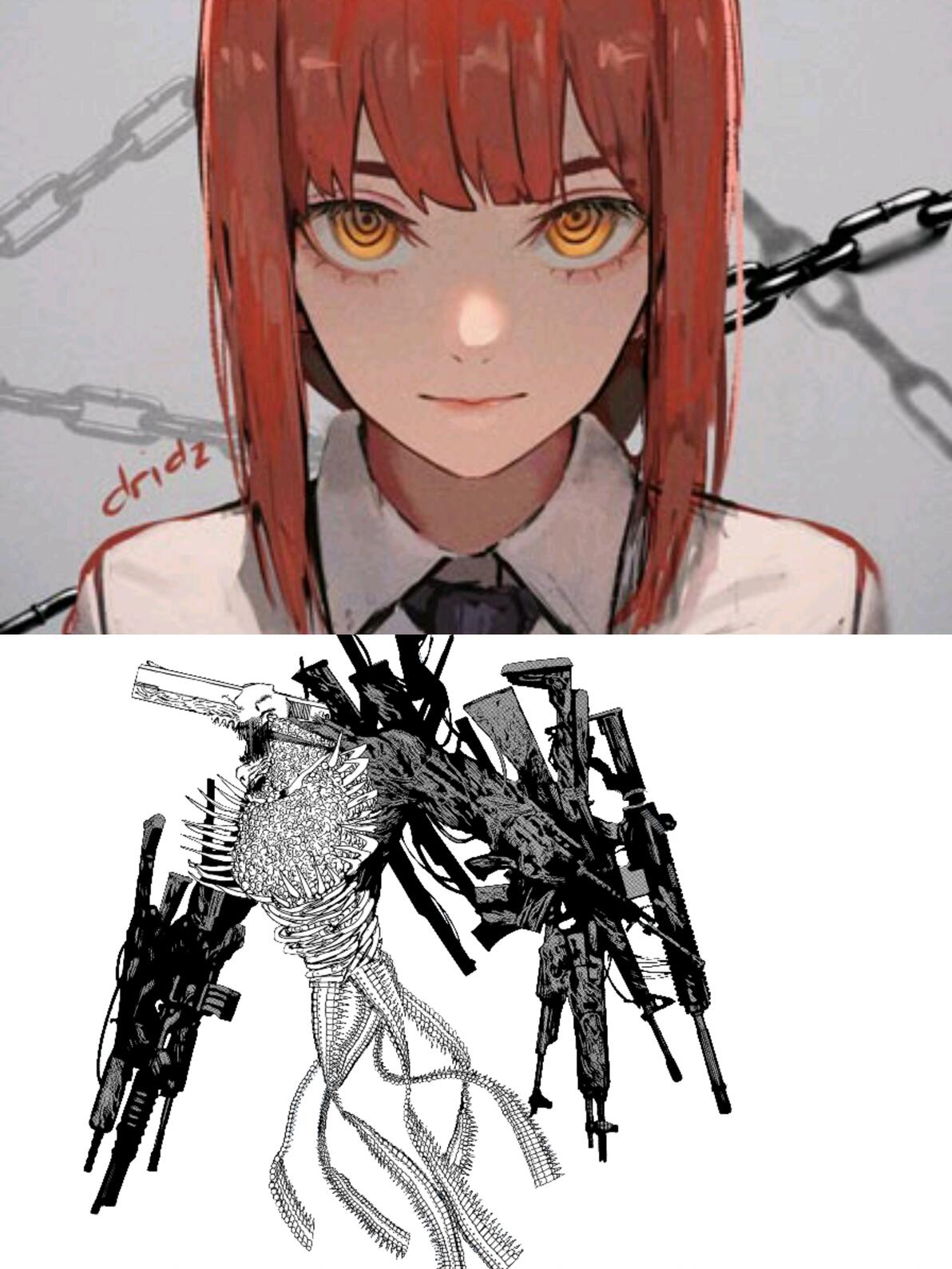 《电锯人》中，枪之恶魔与支配恶魔的隐喻 - 哔哩哔哩