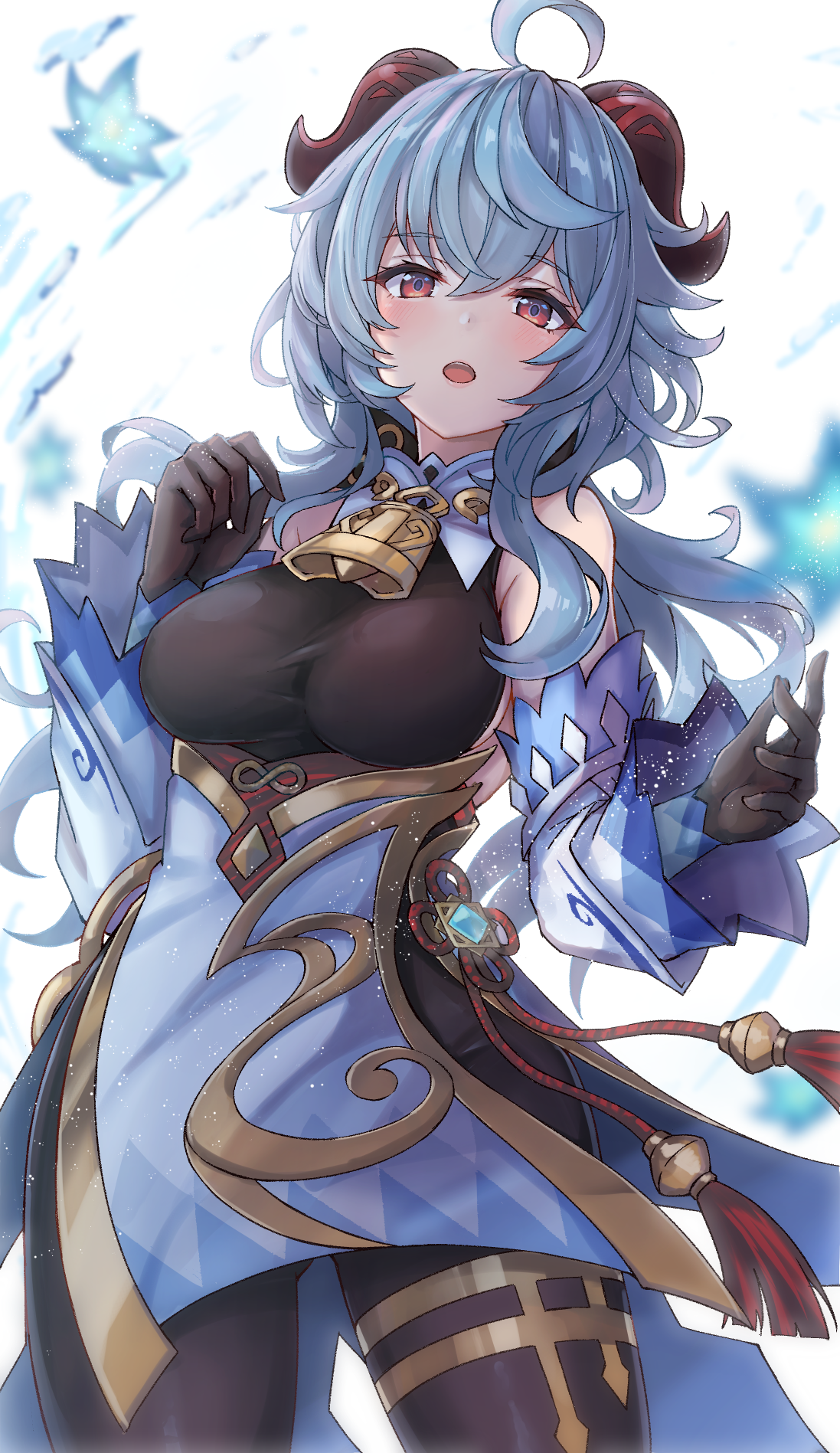 哇哈哈,本来以为甘雨没希望了,没想到这次居然连小保底都没用就抽到了