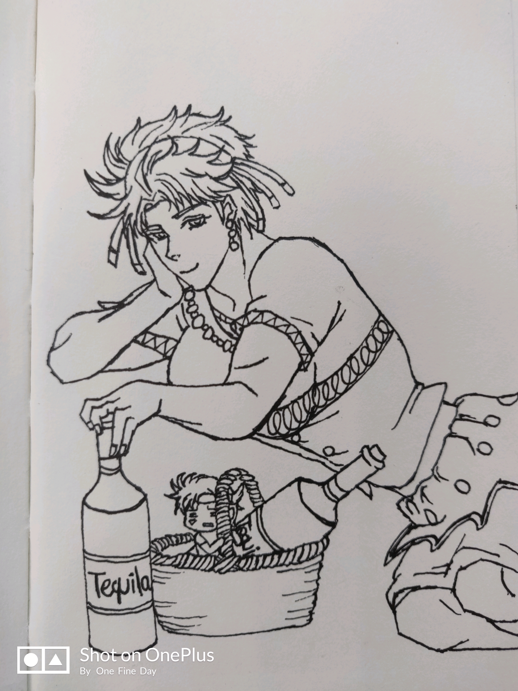 当想画一个jojo 动画开场的连环画时