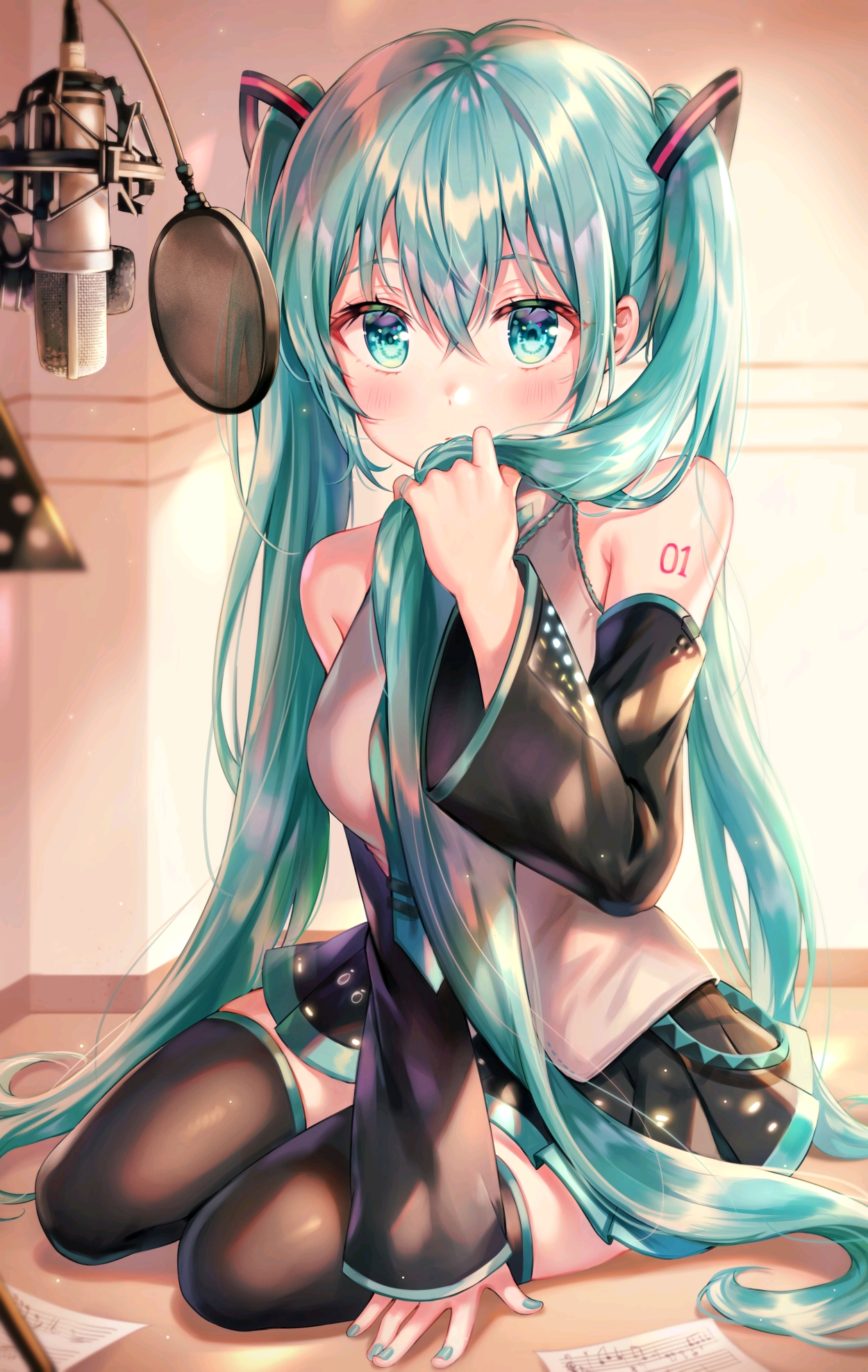 『初音ミク』公式服精选100张ღ