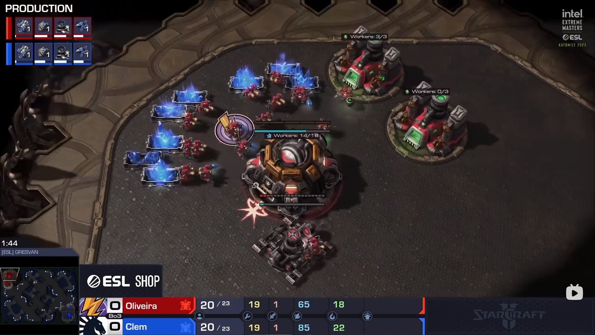 一文教你看懂SC2世界冠军国手李培楠（Oliveira）的比赛录像 - 哔哩哔哩