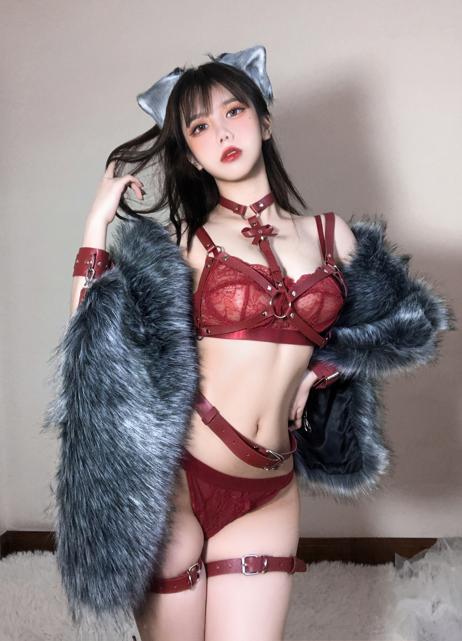 果咩酱w红太狼CosPlay2