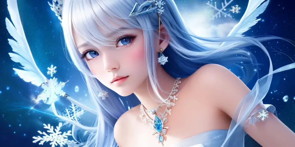 (ai绘画)冰雪古风美女一(1)