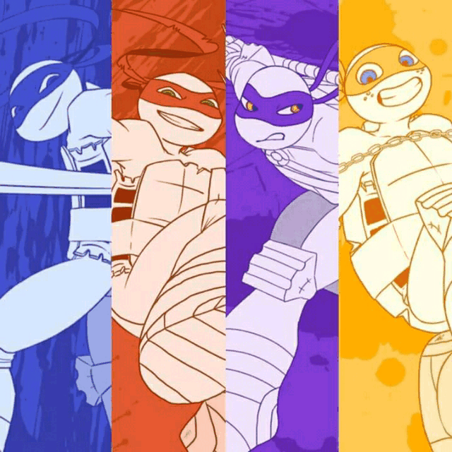 【忍者神龟2012】插画精选合集 第六弹 - 哔哩哔哩