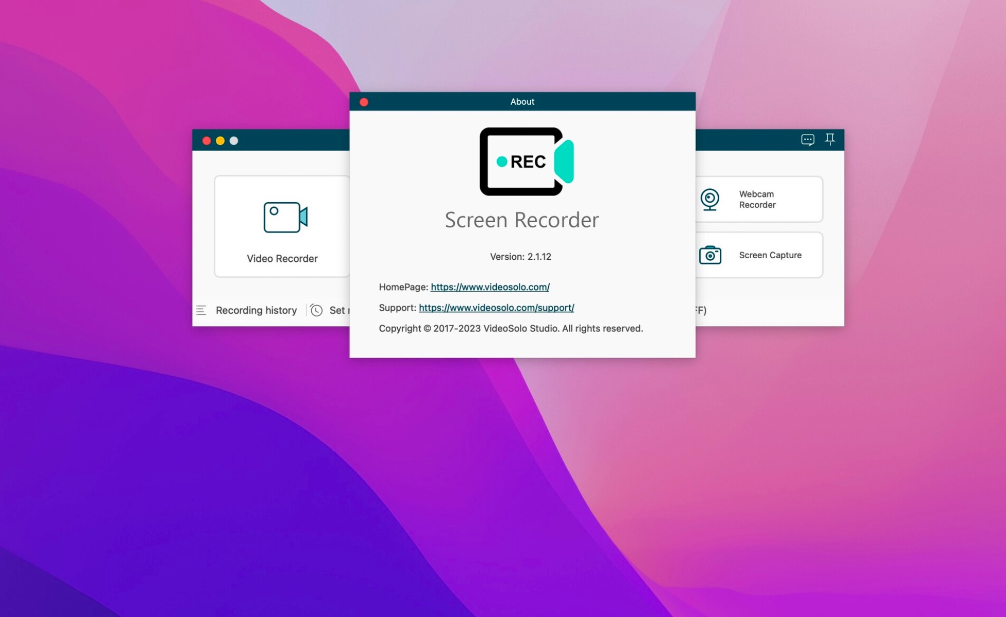 Videosolo screen recorder mac win v2 1 12 