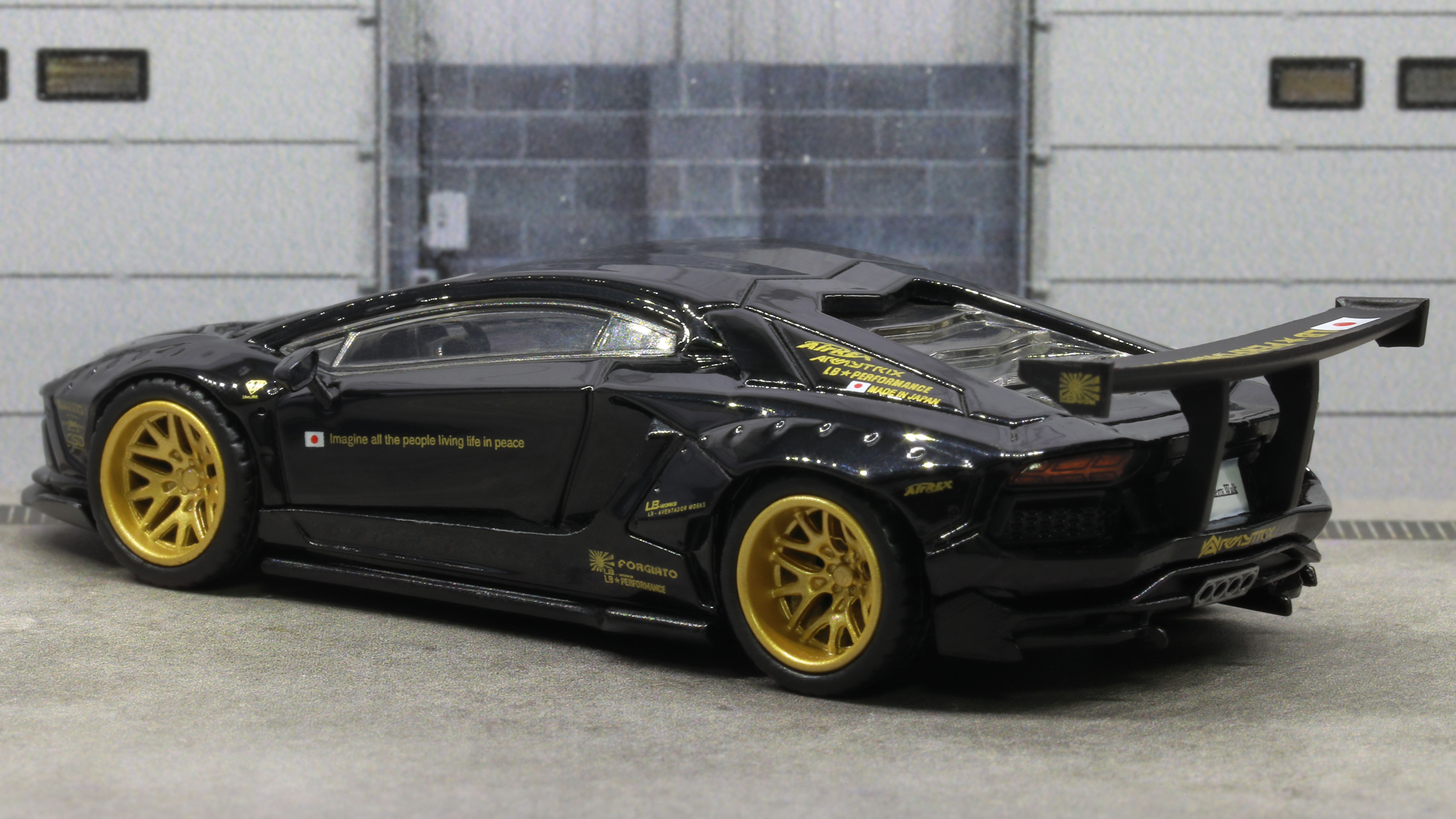 每日一车 - lamborghini aventador libertywalk - minigt