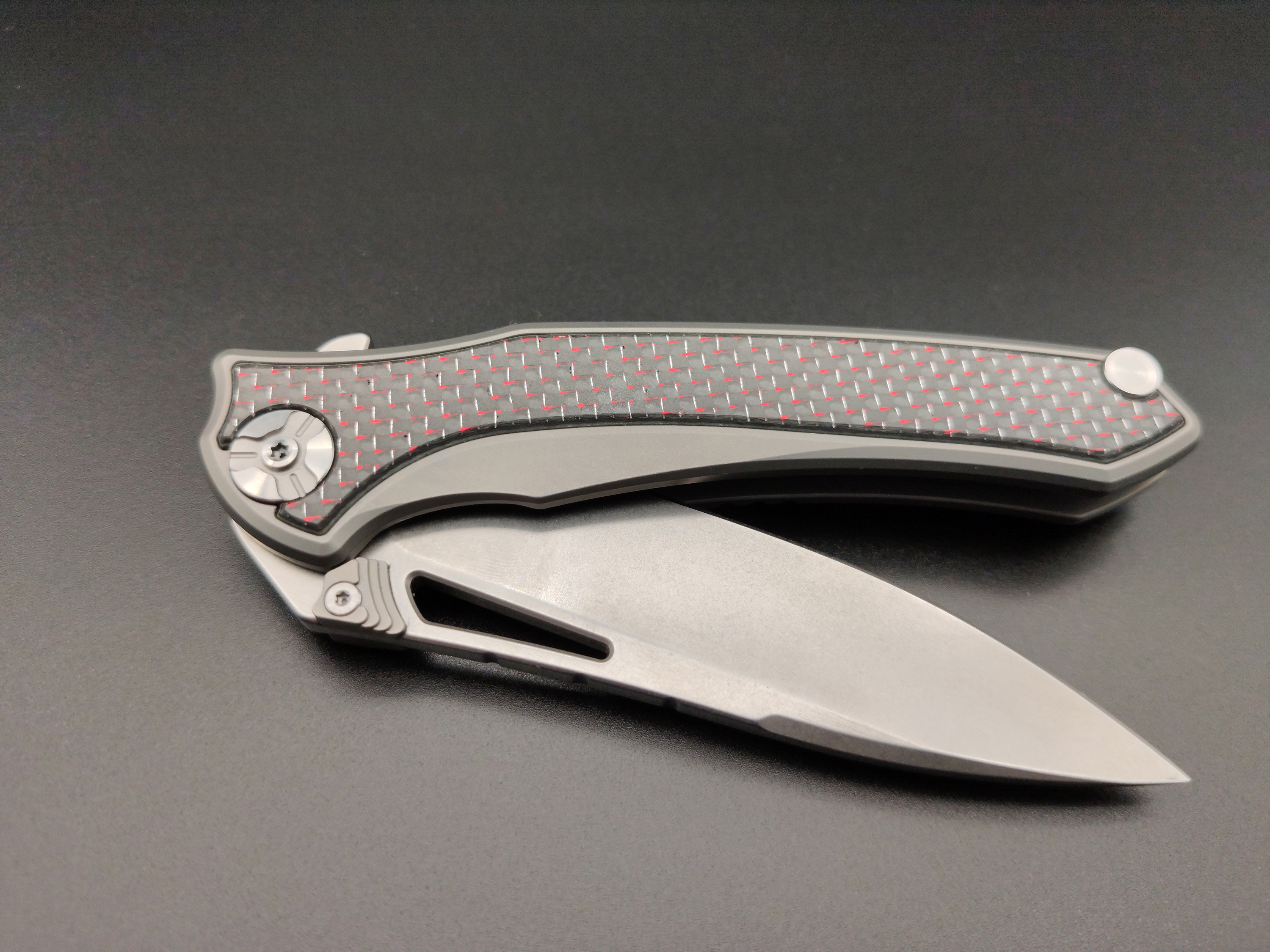 鱼性价比之选琥珀kmaxaceamberk折刀edc