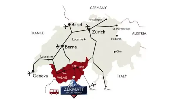 瑞士铁路攻略 可省一半费用 从机场如何抵达采尔马特zermatt 哔哩哔哩