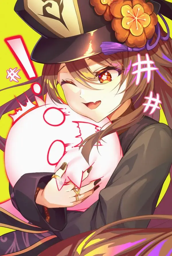 原神胡桃高清1080p美图壁纸50张 哔哩哔哩