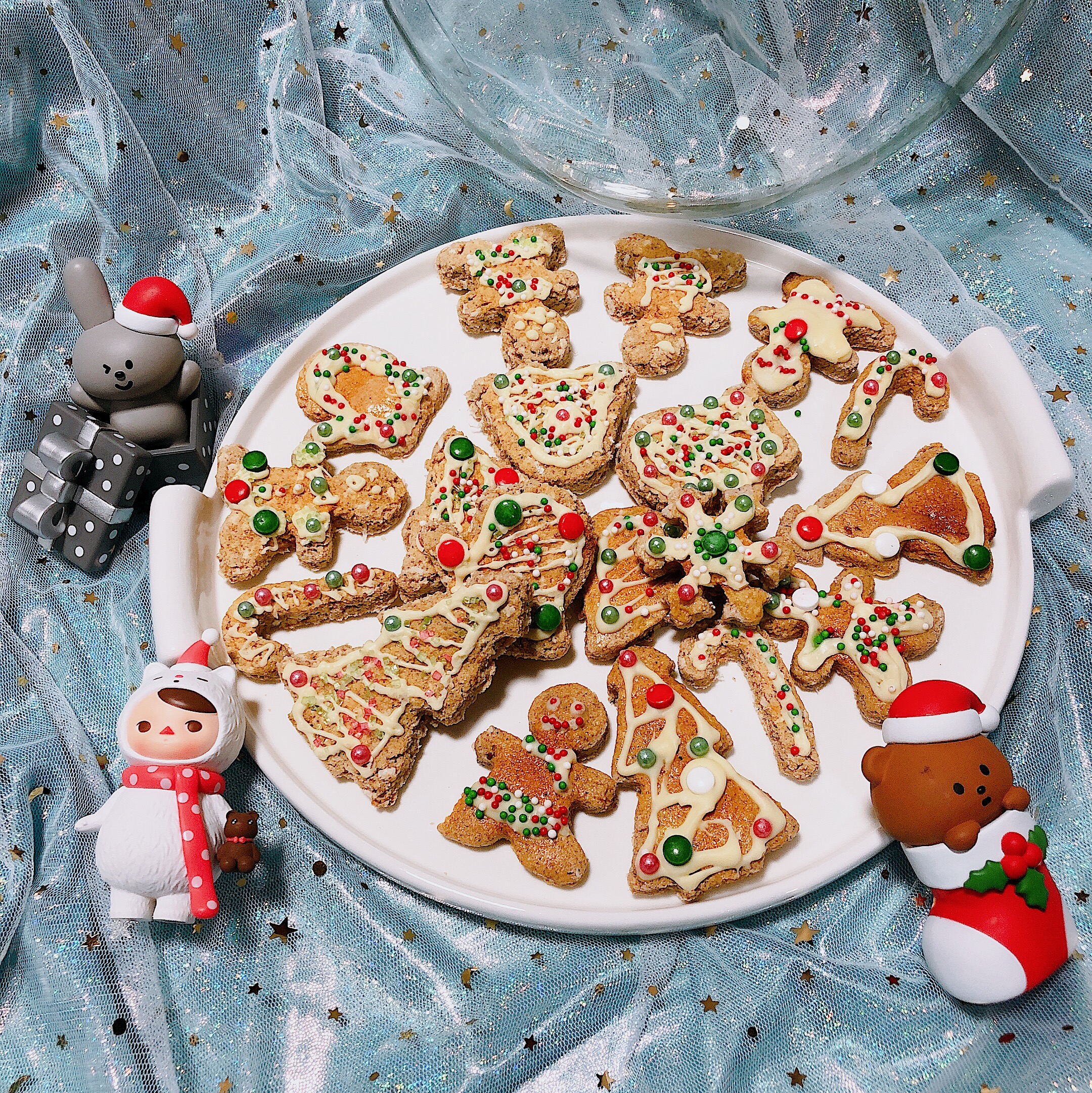 【考拉厨房/减脂手作第一弹】可爱姜饼人陪你过圣诞啦!