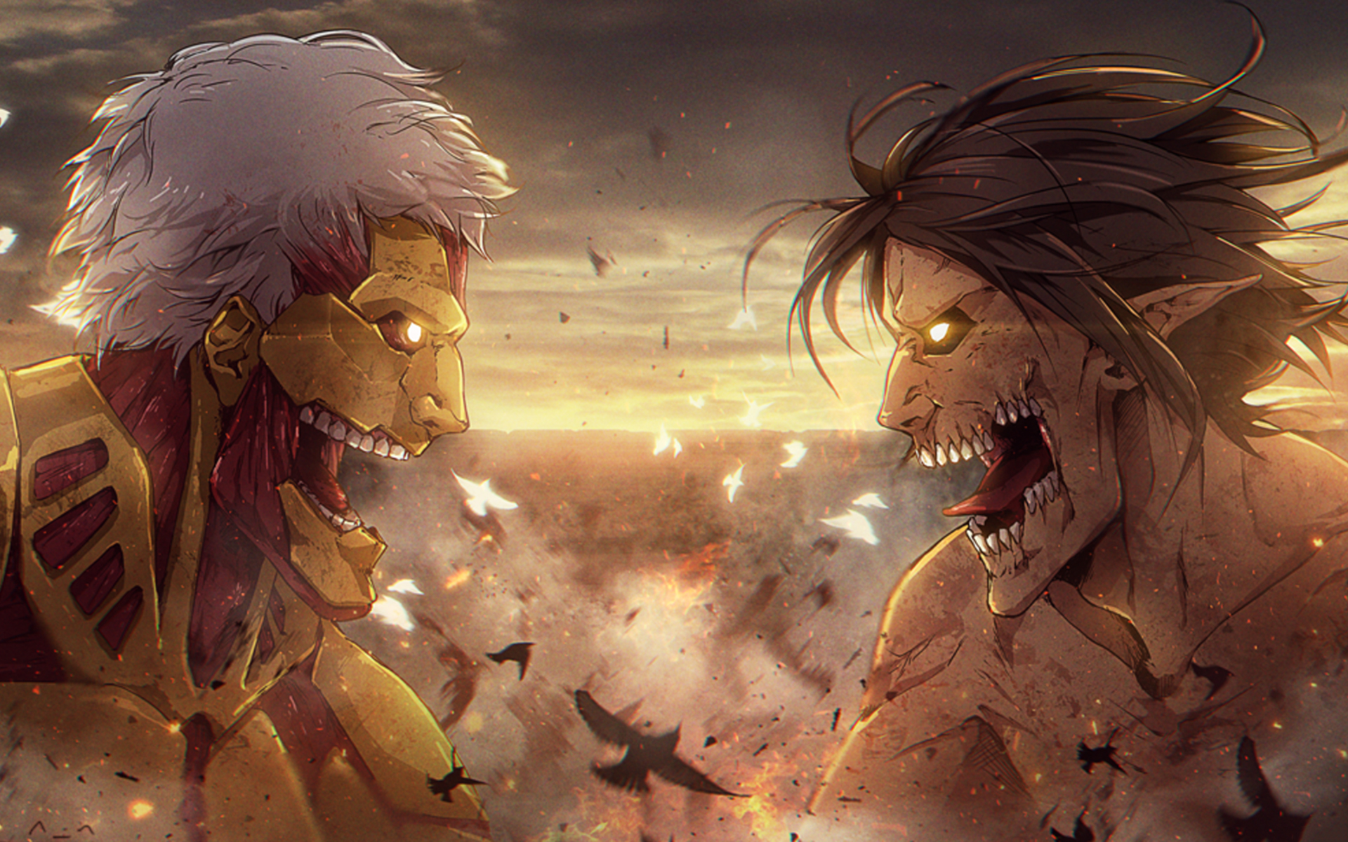 动漫壁纸之进击的巨人attack on titan