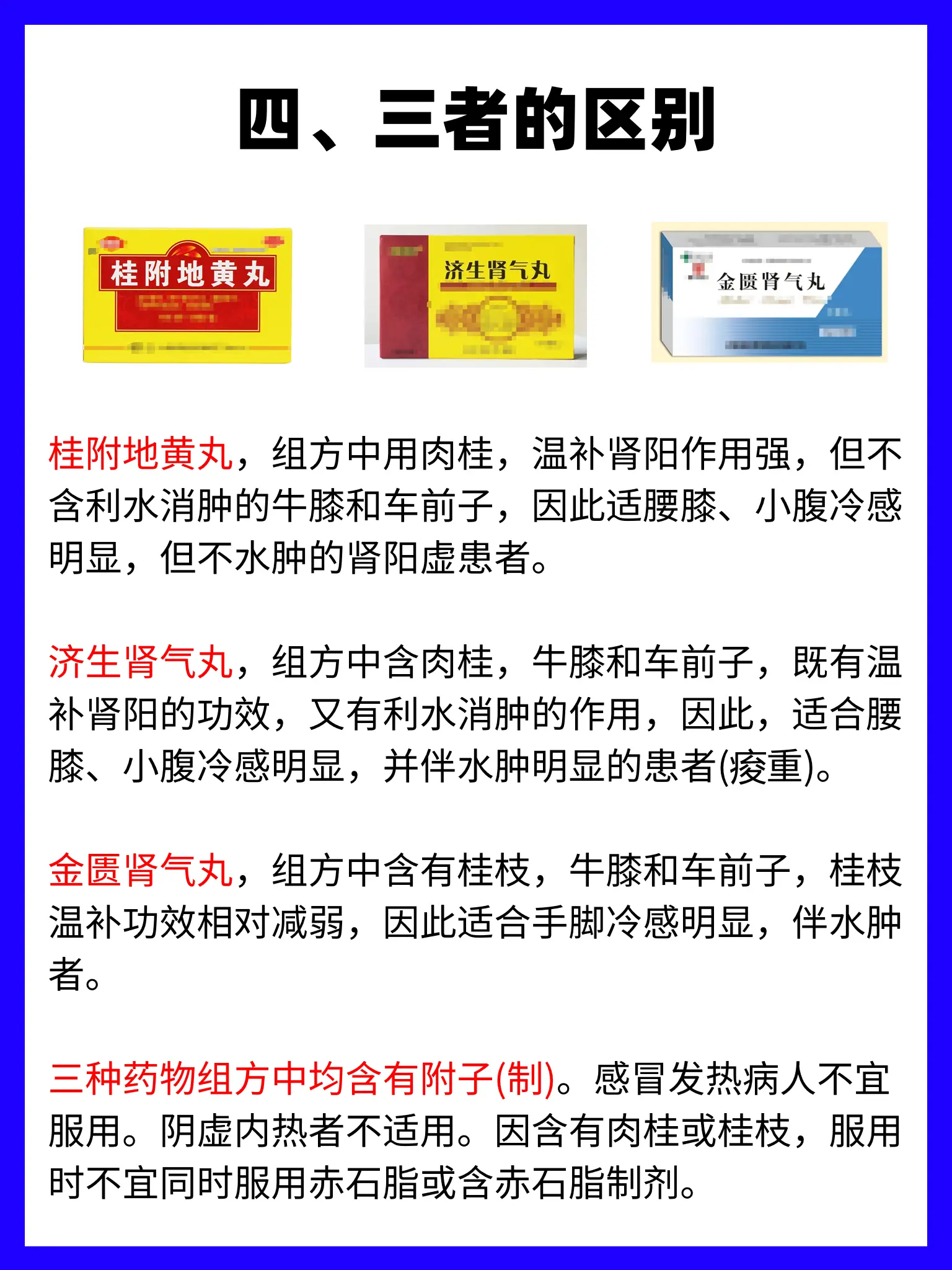 固精补肾丸金匮肾气丸图片