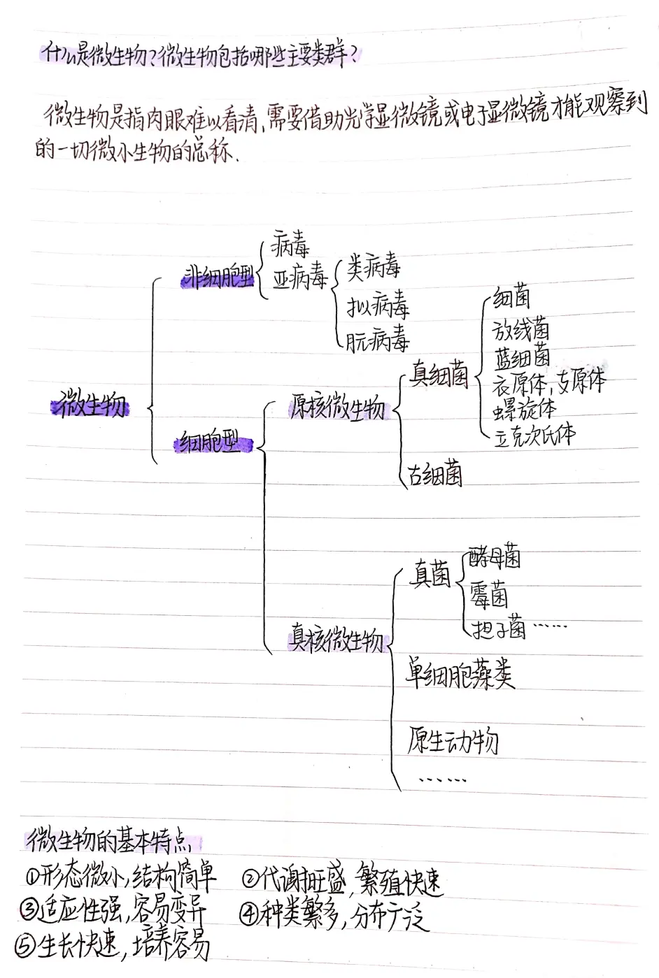 微生物学笔记分享1 | 绪论 - 哔哩哔哩