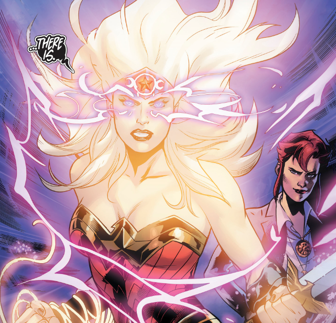 女巫之神,黑暗正义联盟和颠倒人(倒吊者)在地球发生了剧烈的冲突