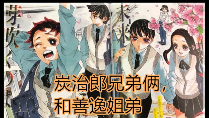 鬼灭之刃5 炭治郎和香奈乎结婚有后代传承 是一对超可爱兄弟 哔哩哔哩专栏
