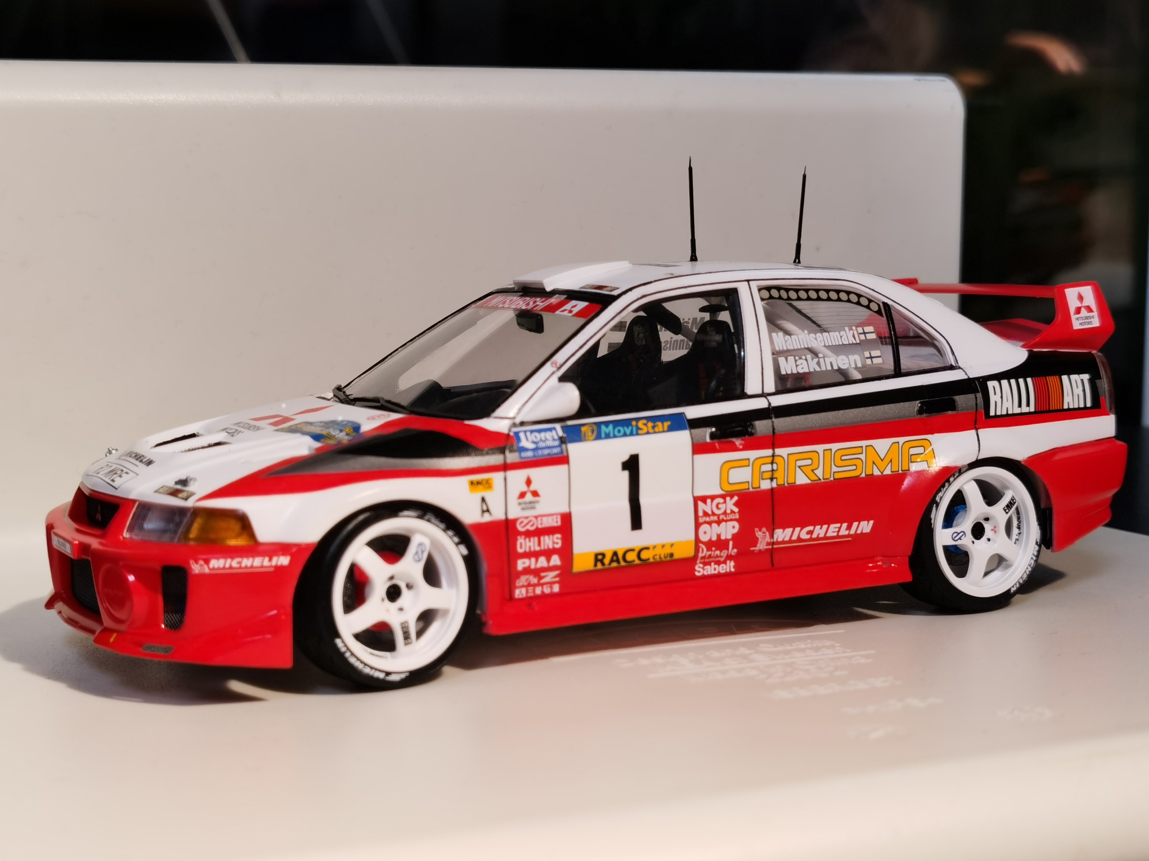 田宫模型三菱mitsubishilancerevolutionvwrc制作心得