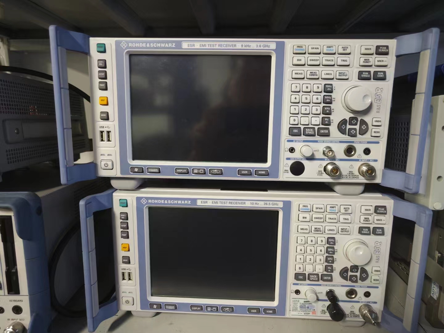 大量回收R&S ESR3 ESR7 ESU3 ESU7 ESL3 ESL7 EMI测试接收机 哔哩哔哩