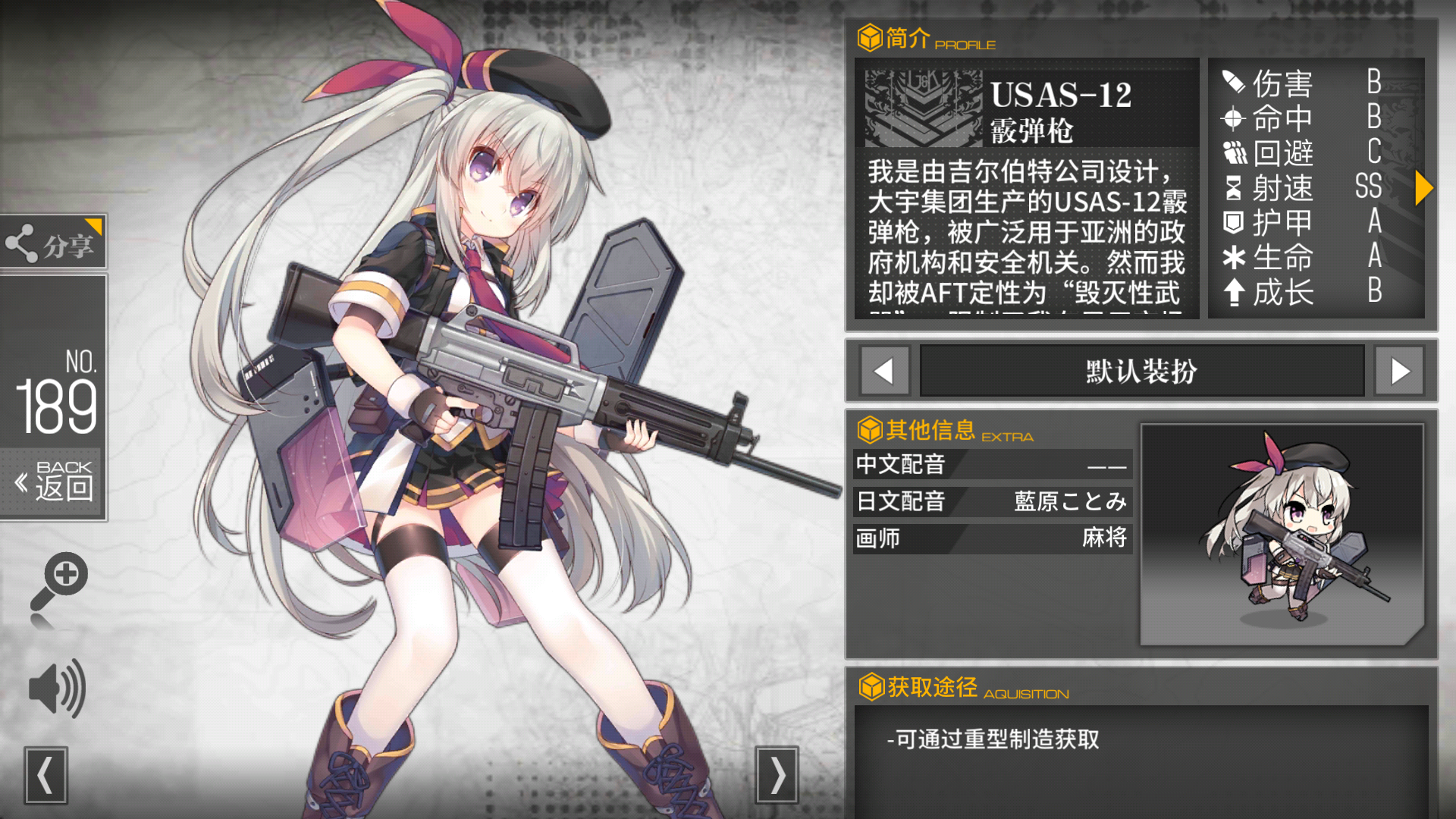 少女前线那些事之有趣的昵称(sg补篇)