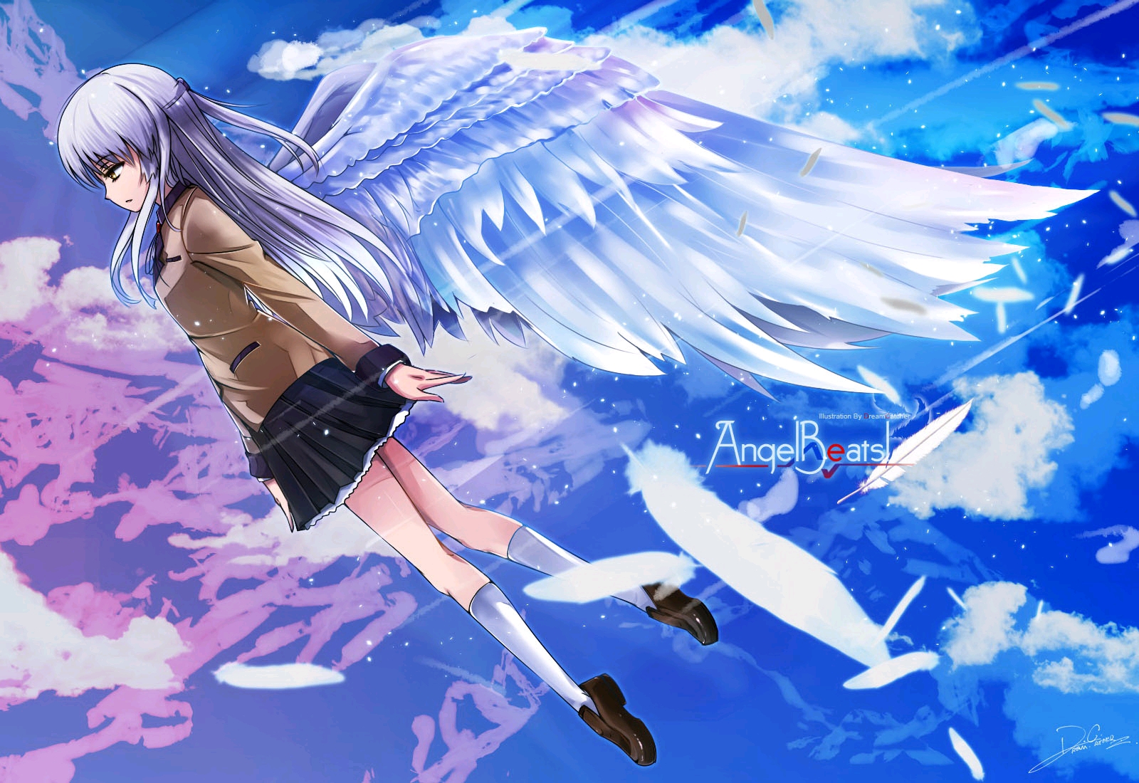 【Angel Beats！（天使的心跳）】高清精美壁紙分享 _天使的心跳桌面壁紙 - 神拓網