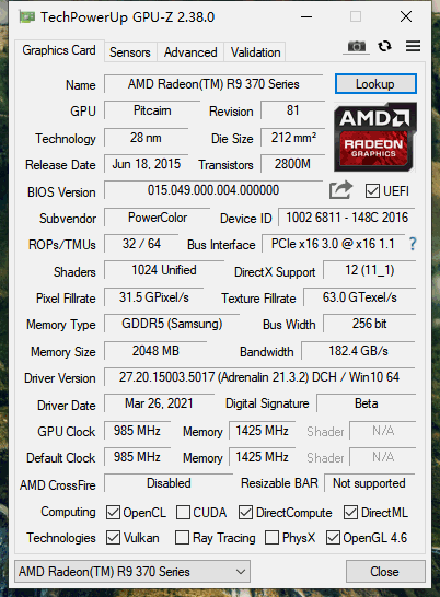 a卡的视频硬件编码amf,真不如n卡的nvenc省心 r9370