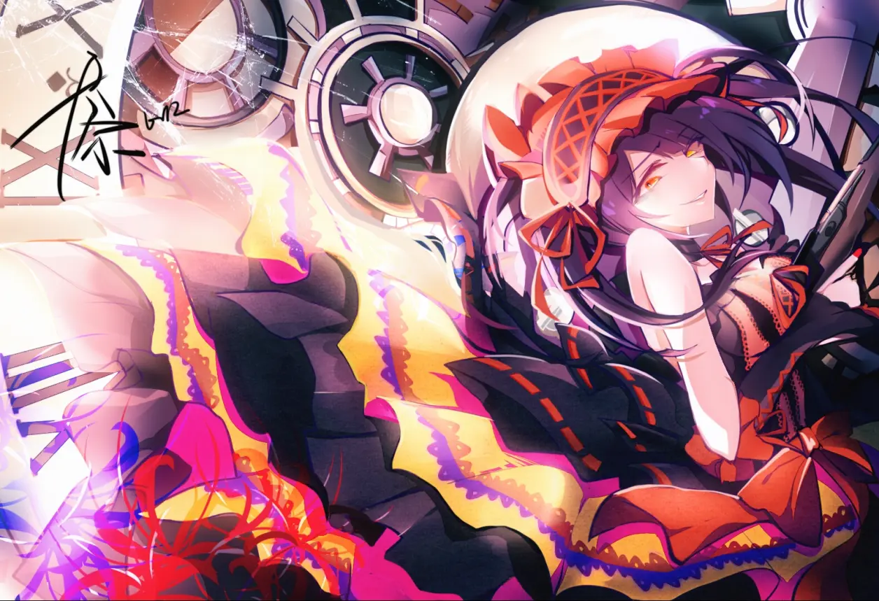 约会大作战插画第一期