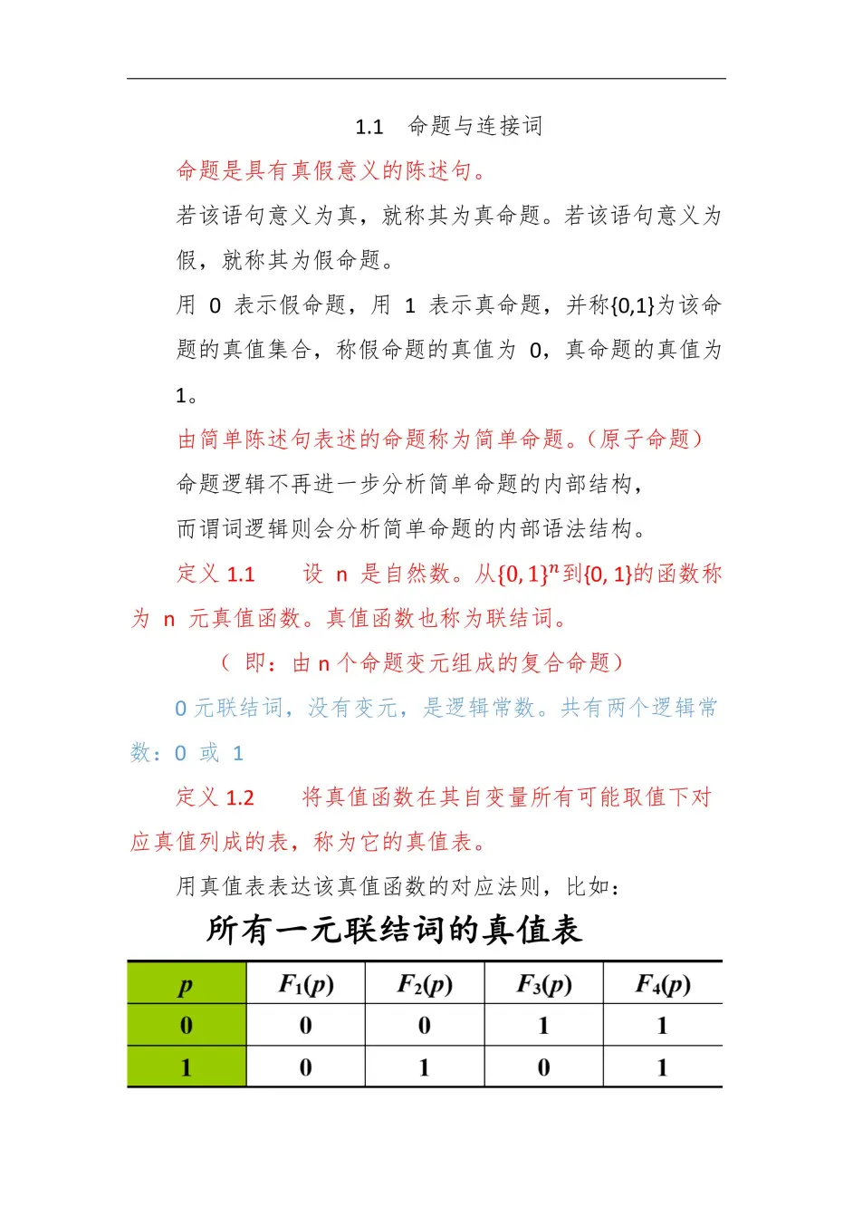 离散数学1复习资料 第一弹 哔哩哔哩