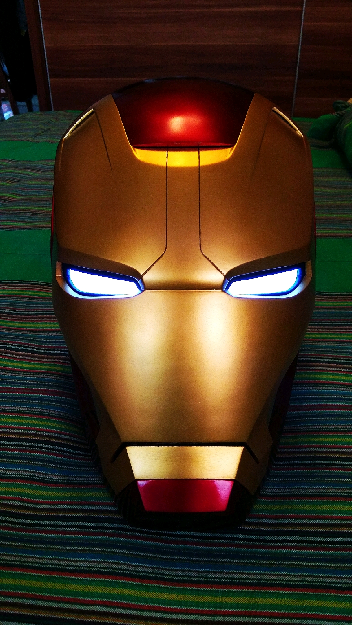 钢铁侠头盔3D打印件制作流程