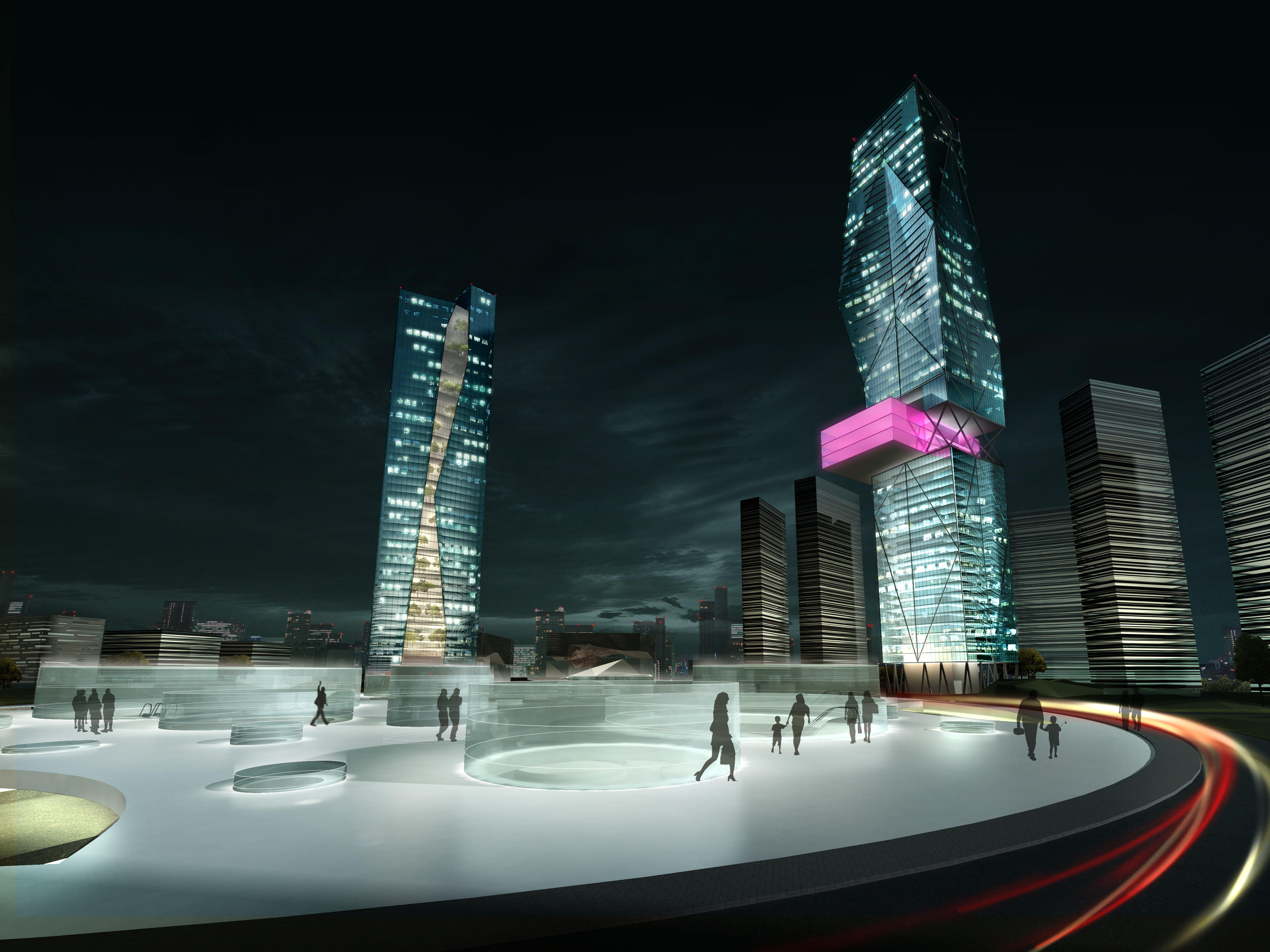 室外异形建筑外观3d模型分享