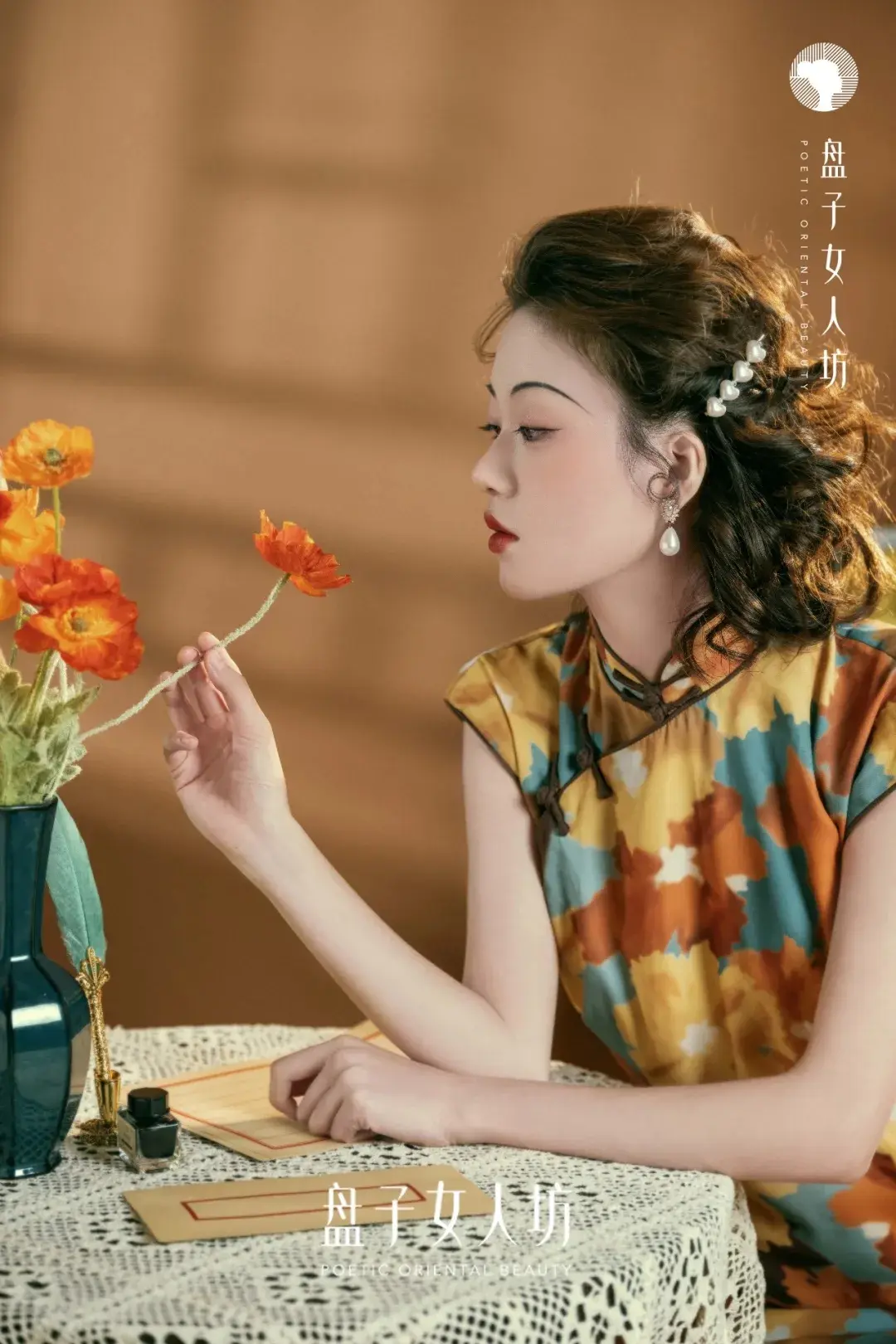 盘子女人坊旗袍客片从民国画报里走出的旗袍女郎