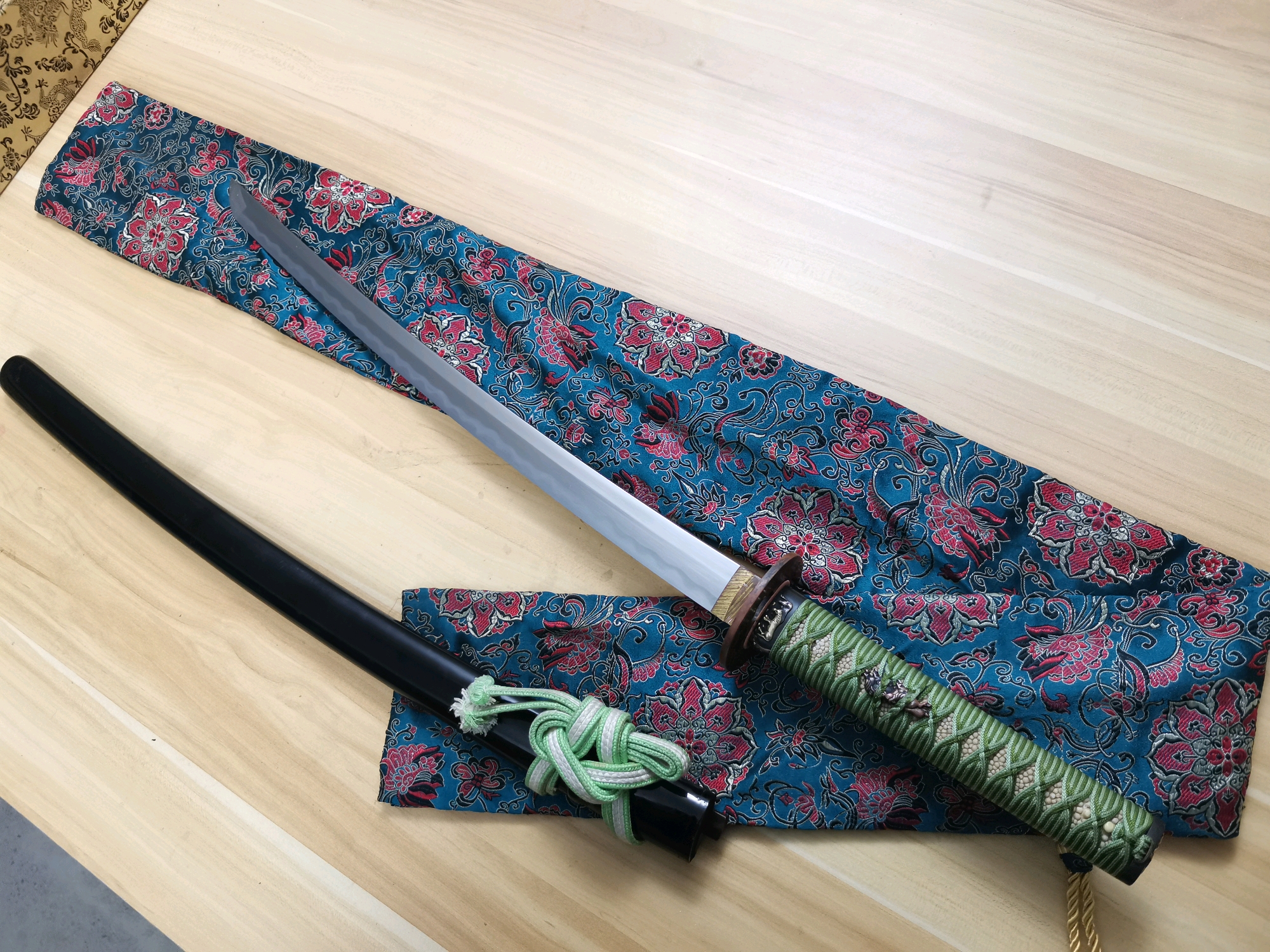 客户提供的真剑拵,配的须弥刀身