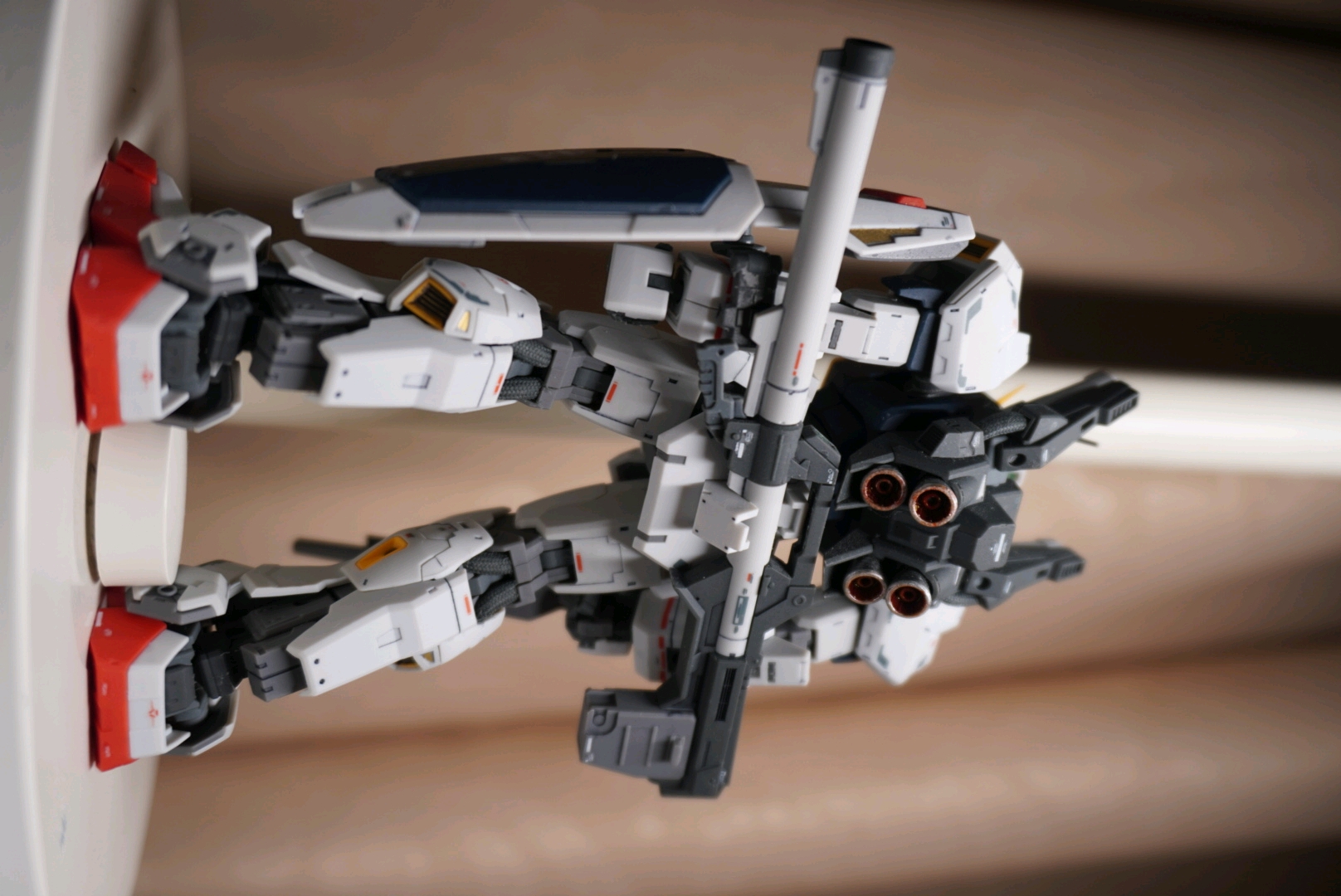 【琴魔模玩】万代 rg rx178 高达mkii (提坦斯/奥古配色)素喷制作 -