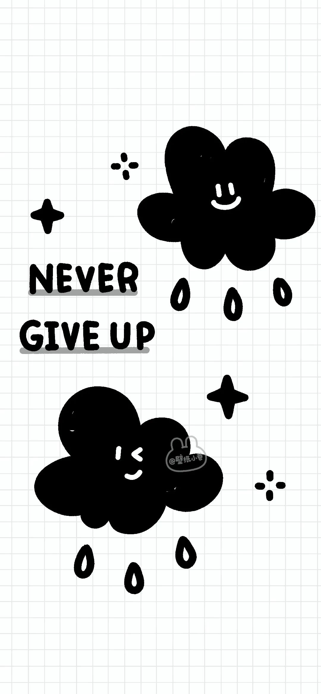 宝藏壁纸 | 简约白底卡通 - 哔哩哔哩