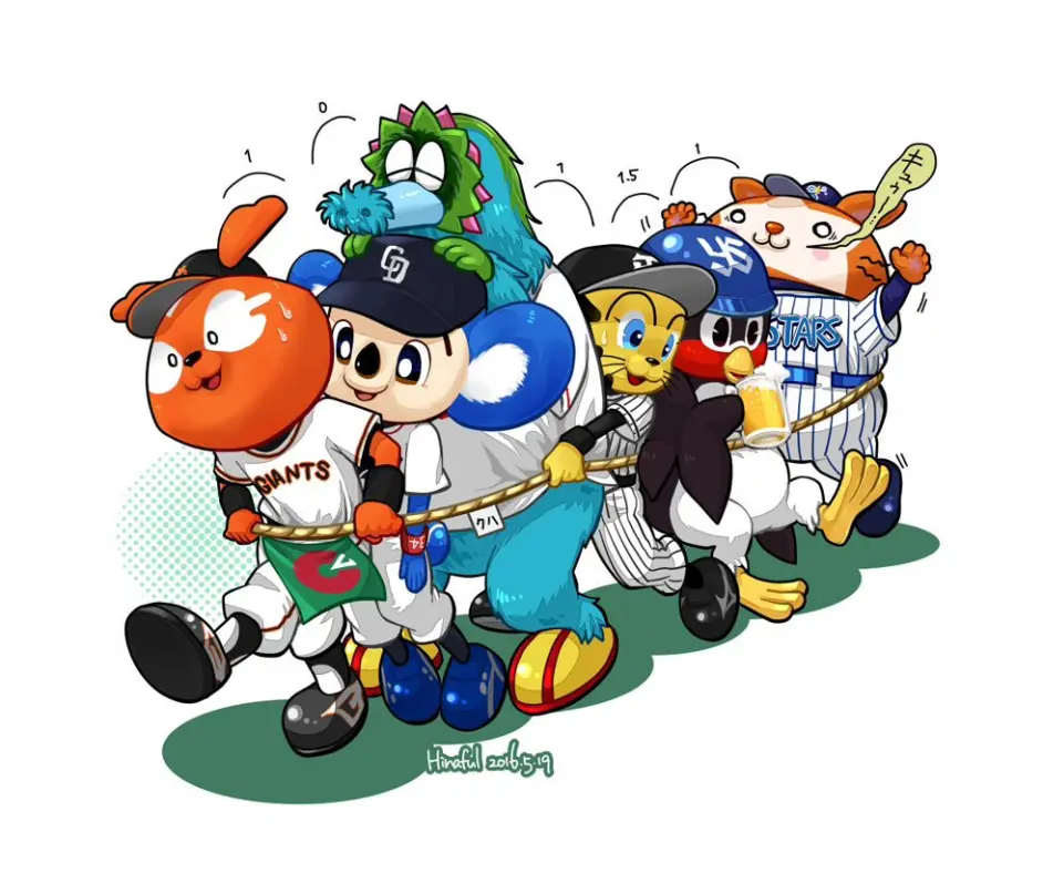 番外編 プロ野球各球団のマスコット達を紹介 哔哩哔哩