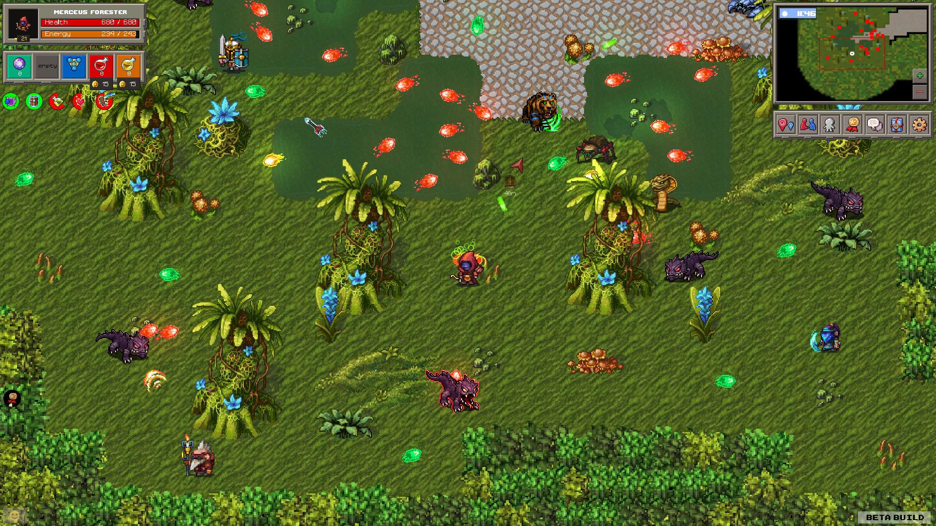 无需氪金,免费像素风弹幕rpg《survived by》已经上架