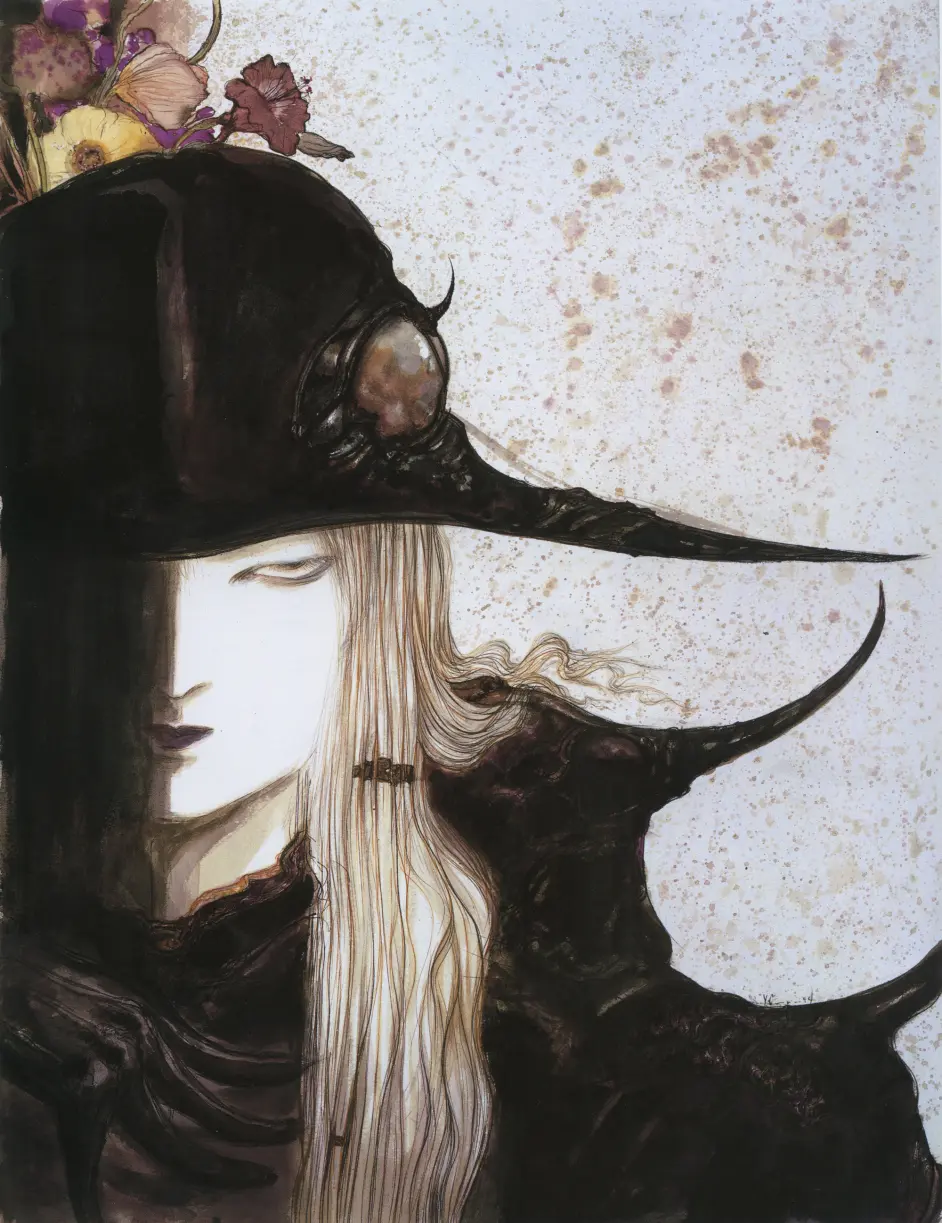 カラー ヤフオク 天野喜孝 吸血鬼ハンター D 希少な大判 クリルガラ