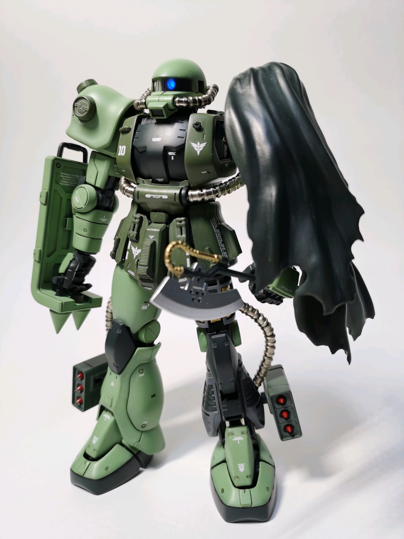 马克笔喷涂mg扎古