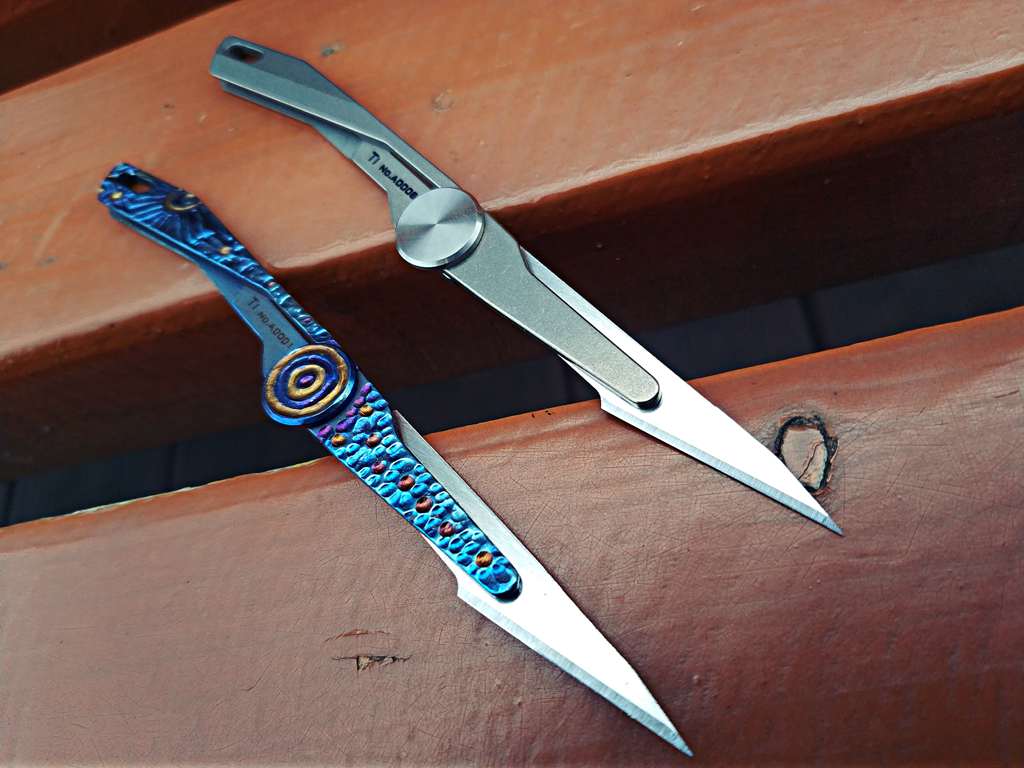 精致手作,应急必备--北斗作钛合金灵犀迷你折叠小刀赏评