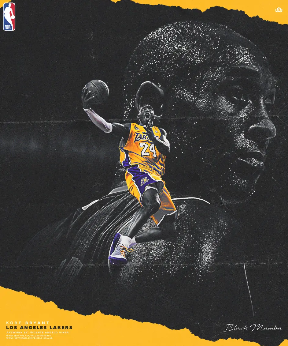 用24张科比的海报 24句科比的名言 纪念科比 哔哩哔哩