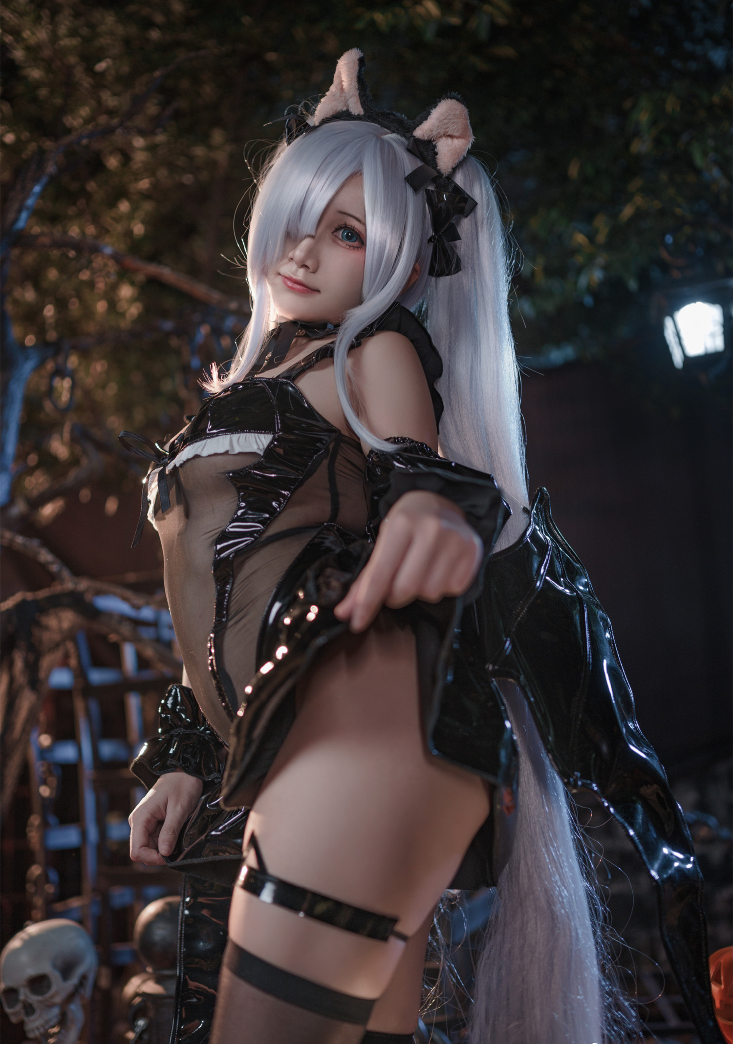 Month-月一碧蓝航线雅努斯cosplay1