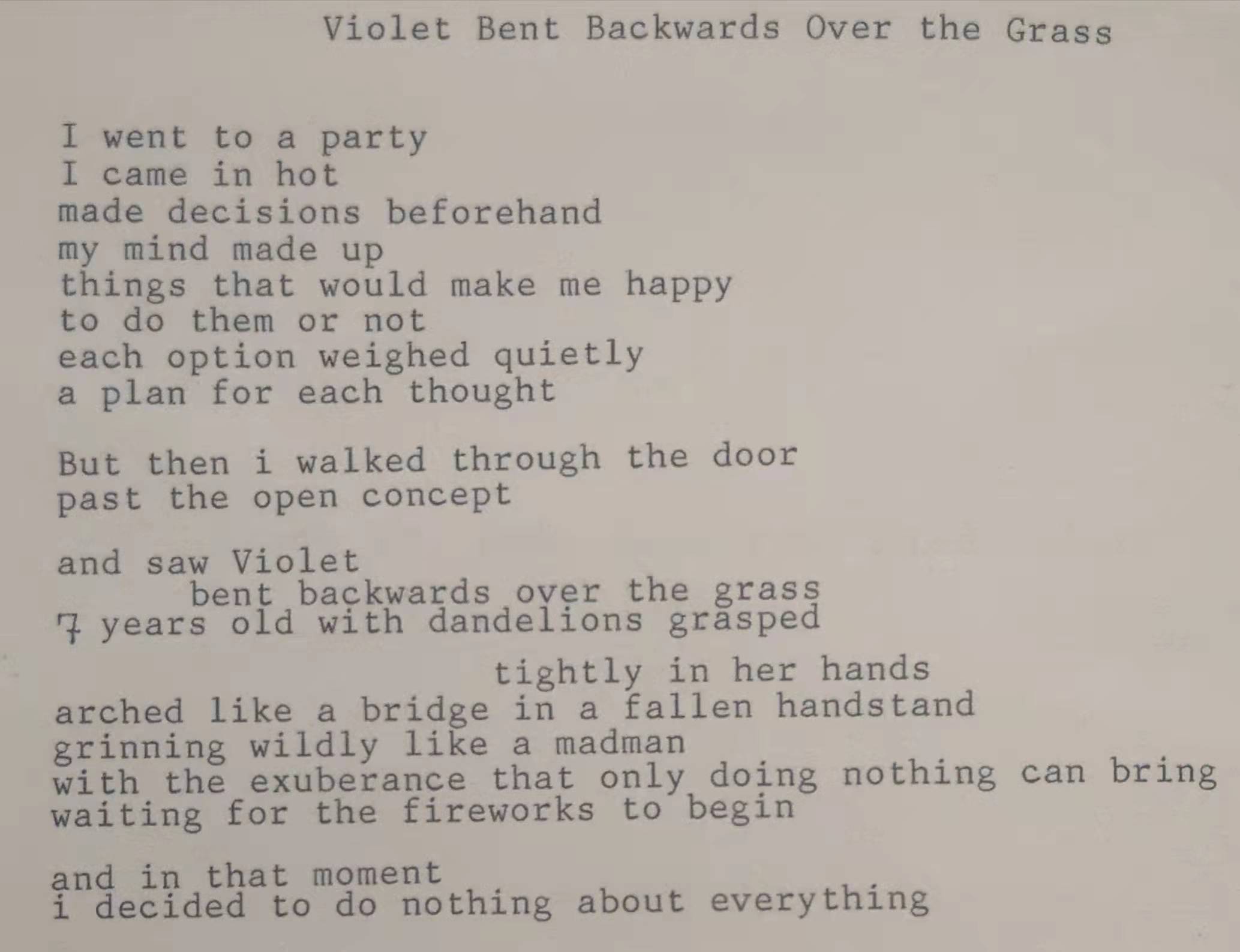 Lana Del Rey 诗集VBBOG翻译 Pt1. Violet Bent Backwards Over The Grass - 哔哩哔哩